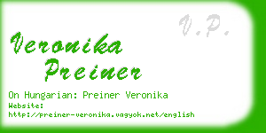 veronika preiner business card